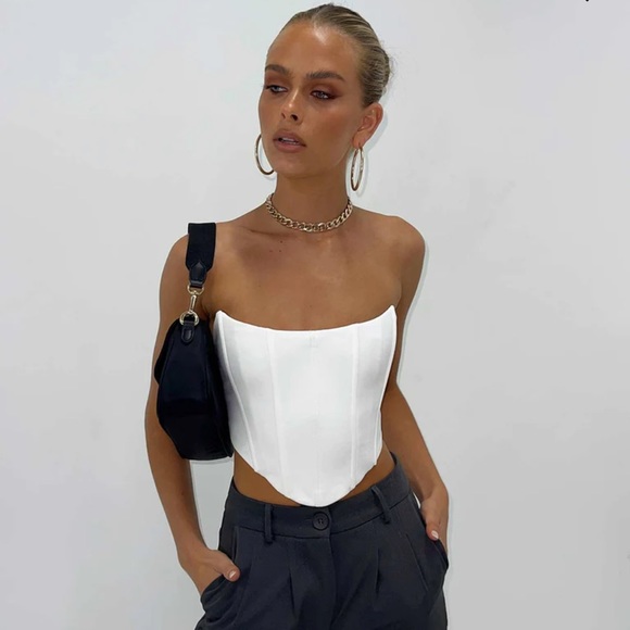 Princess Polly Carlie top white - Picture 5 of 12